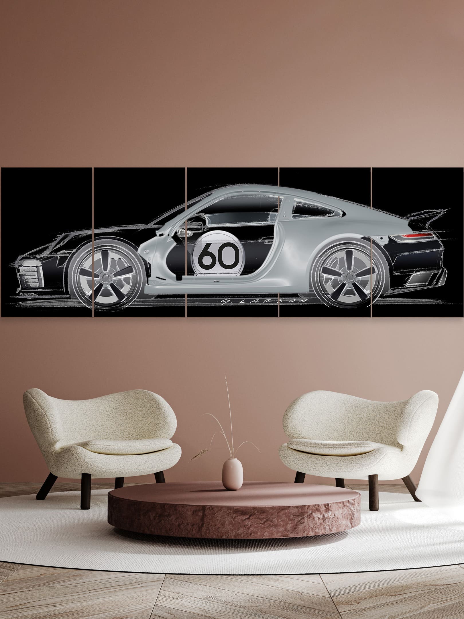 Cadre Design Porsche